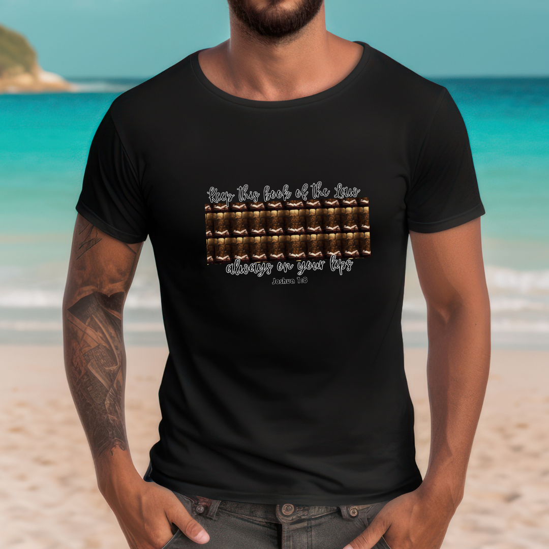 Christian verse shirt, Keep this book of the law Christian verse shirt, Bible verse T-shirt, Inspirational quote shirt, Bible verse tee