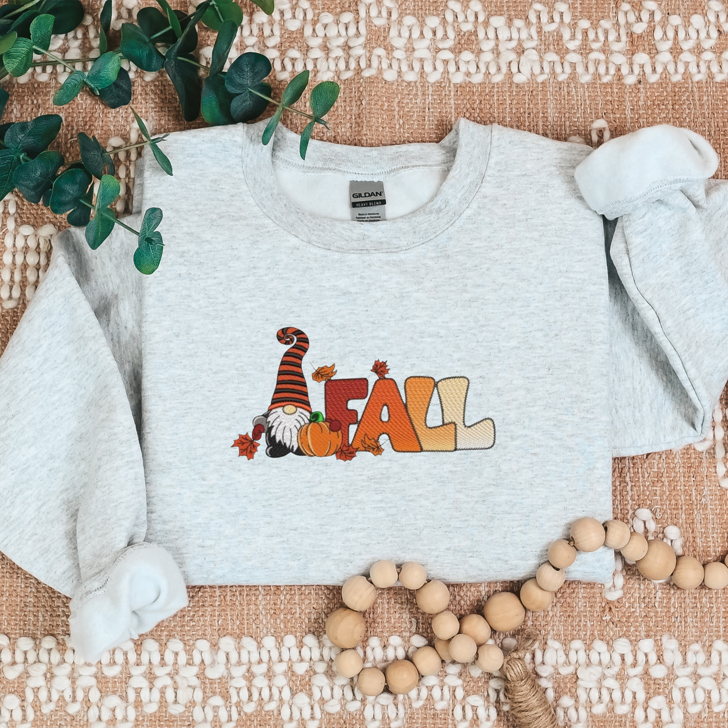 Fall gnomes crewneck shirt, Fall themed sweatshirt