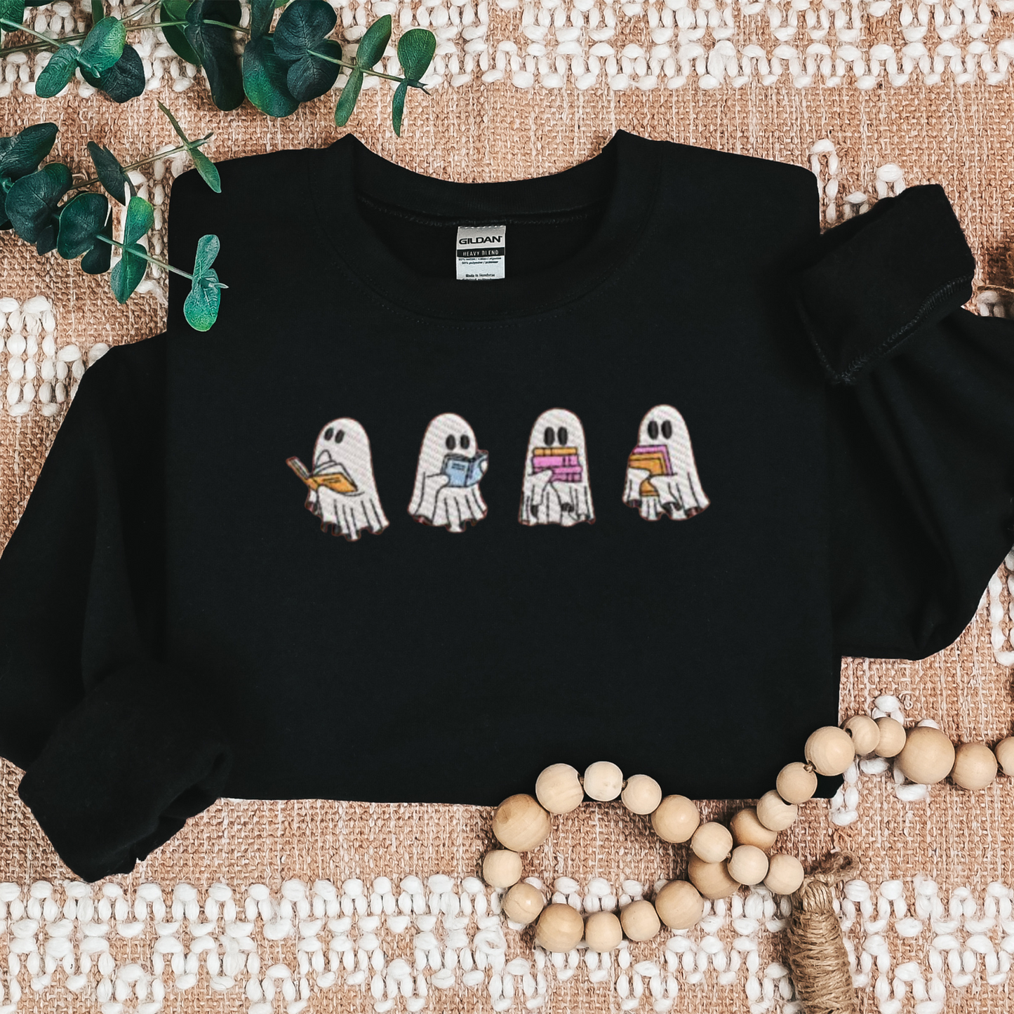 Reading ghosts fall crewneck shirt, Fall themed sweatshirt