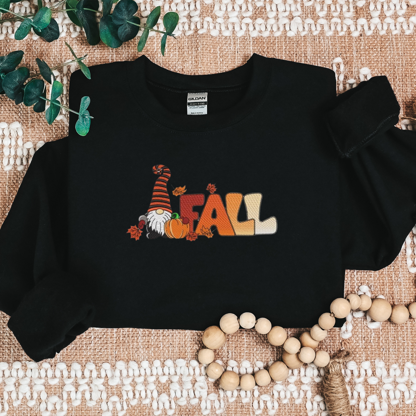 Fall gnomes crewneck shirt, Fall themed sweatshirt