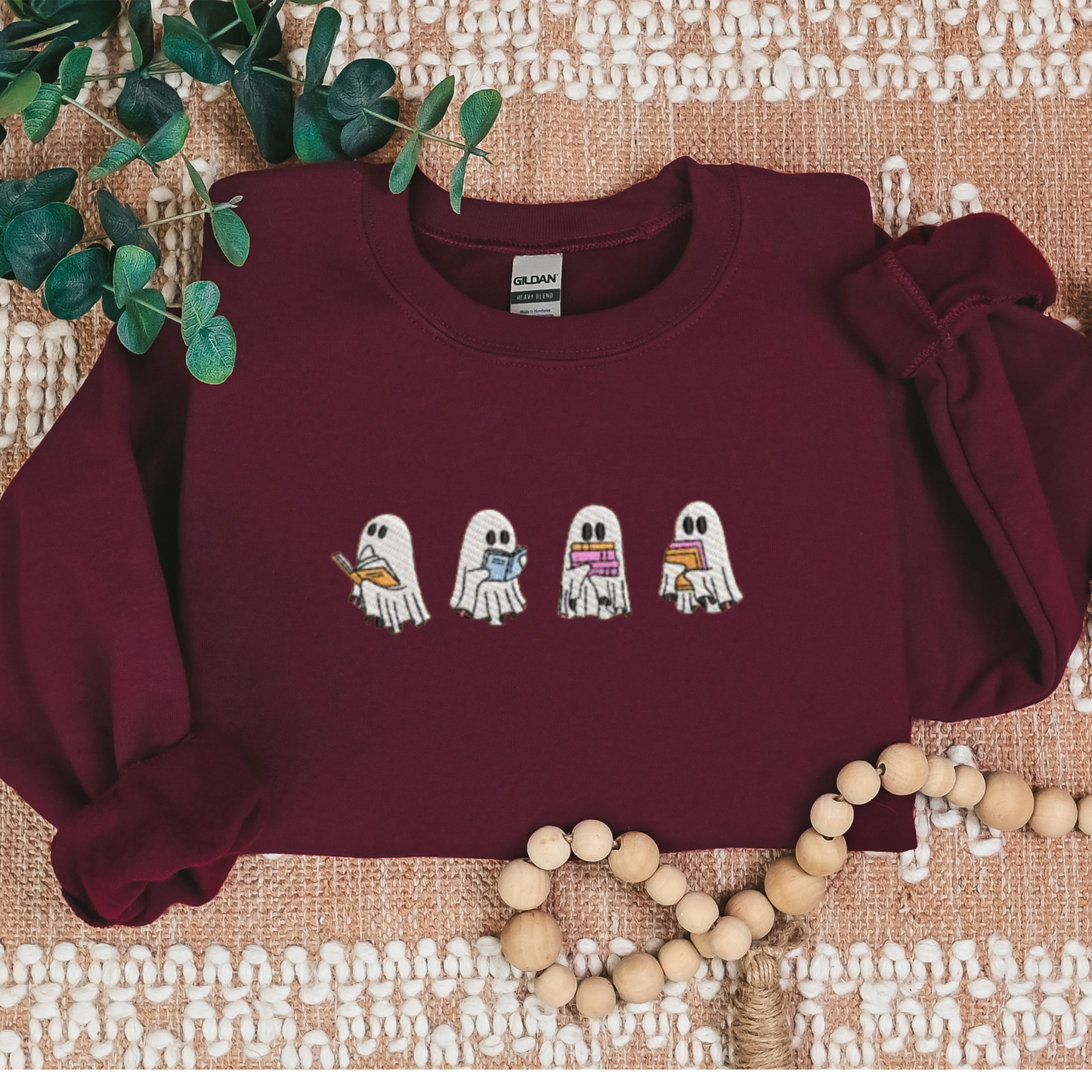 Reading ghosts fall crewneck shirt, Fall themed sweatshirt