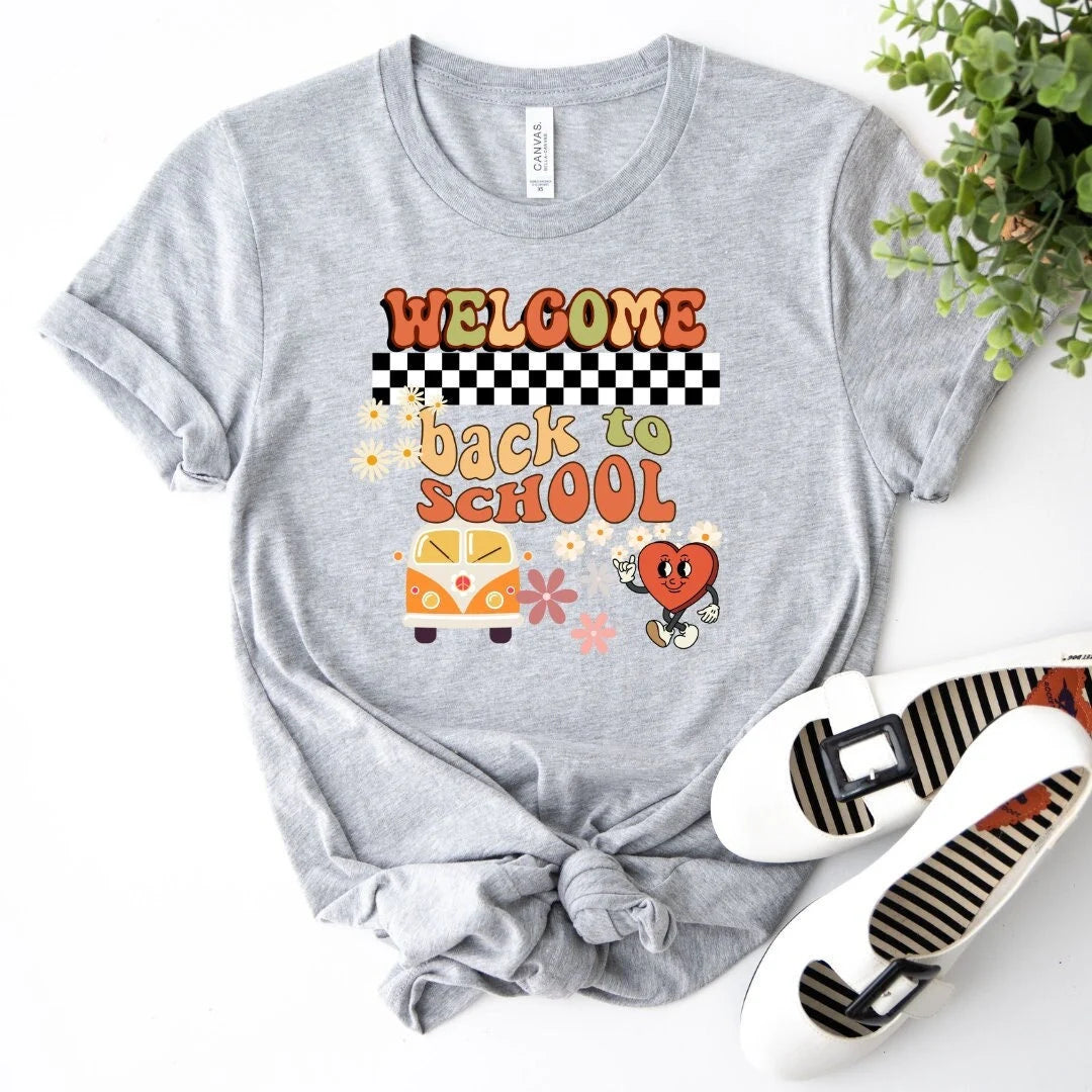 Teacher shirt, welcome back to school shirt, back to school shirt for teachers, gift for teachers at first day of school